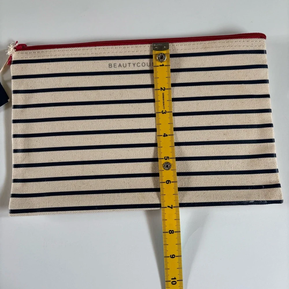 Beautycounter Striped and Color Block Cosmetic Bag / EPSY Bag